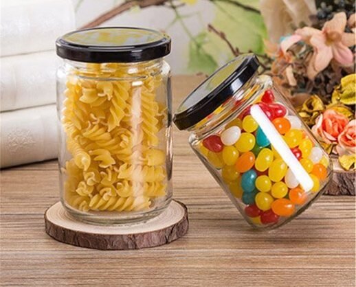Bulk Round Glass Containers Glass Jars with Lids (30pcs) - Image 4